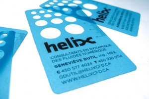 rulers transparent business cards frosted